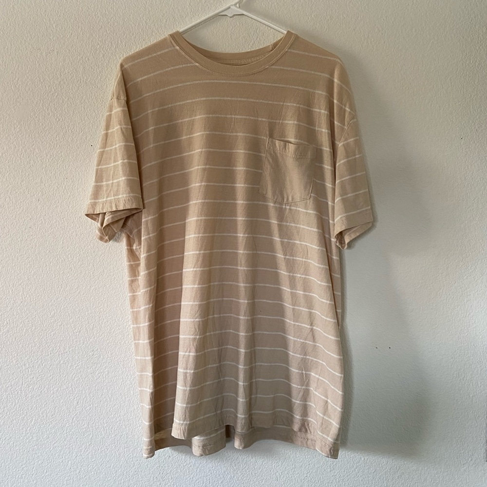 Foot Locker Beige Striped Tee